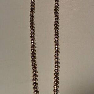 Elegant Metallic Beaded Necklace